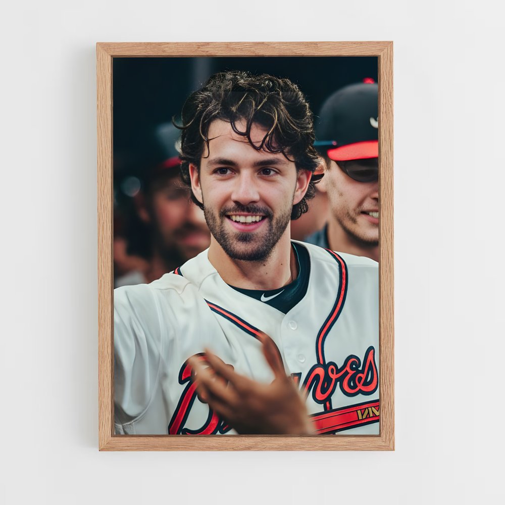 Poster Le Souriant Lanceur – affiche Baseball (vue 4)